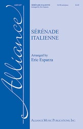 Serenade Italienne SATB choral sheet music cover